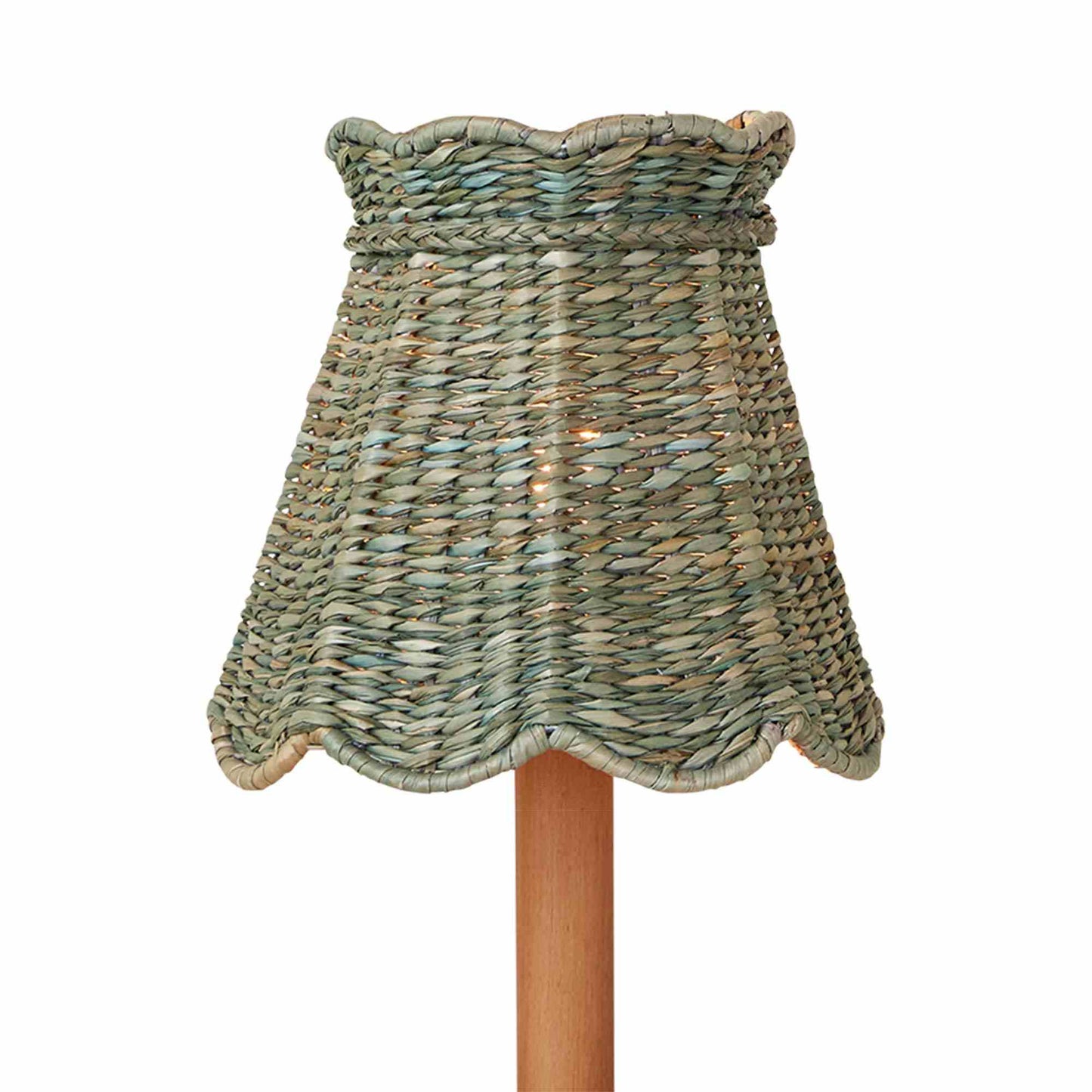 Annabelle Chandelier Shade in Light Teal.