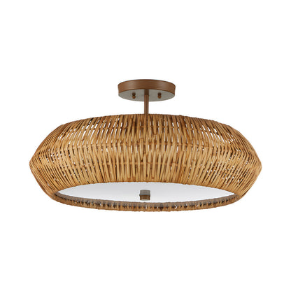 Antibes Semi Flush Mount Ceiling Light in Detail.