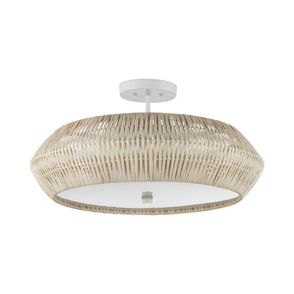 Antibes Semi Flush Mount Ceiling Light in Detail.