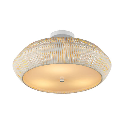 Antibes Semi Flush Mount Ceiling Light in Detail.