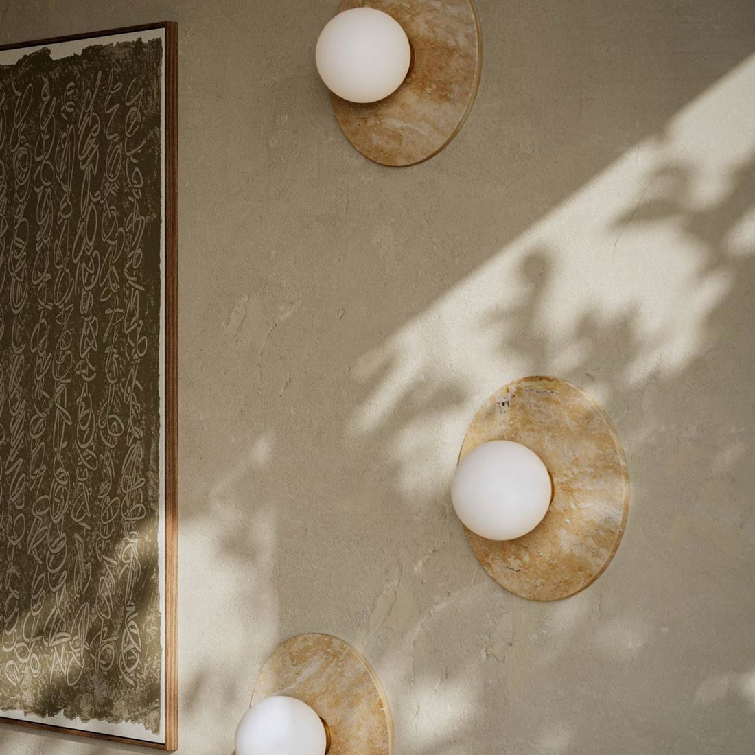 Apricity Wall Light in living room.