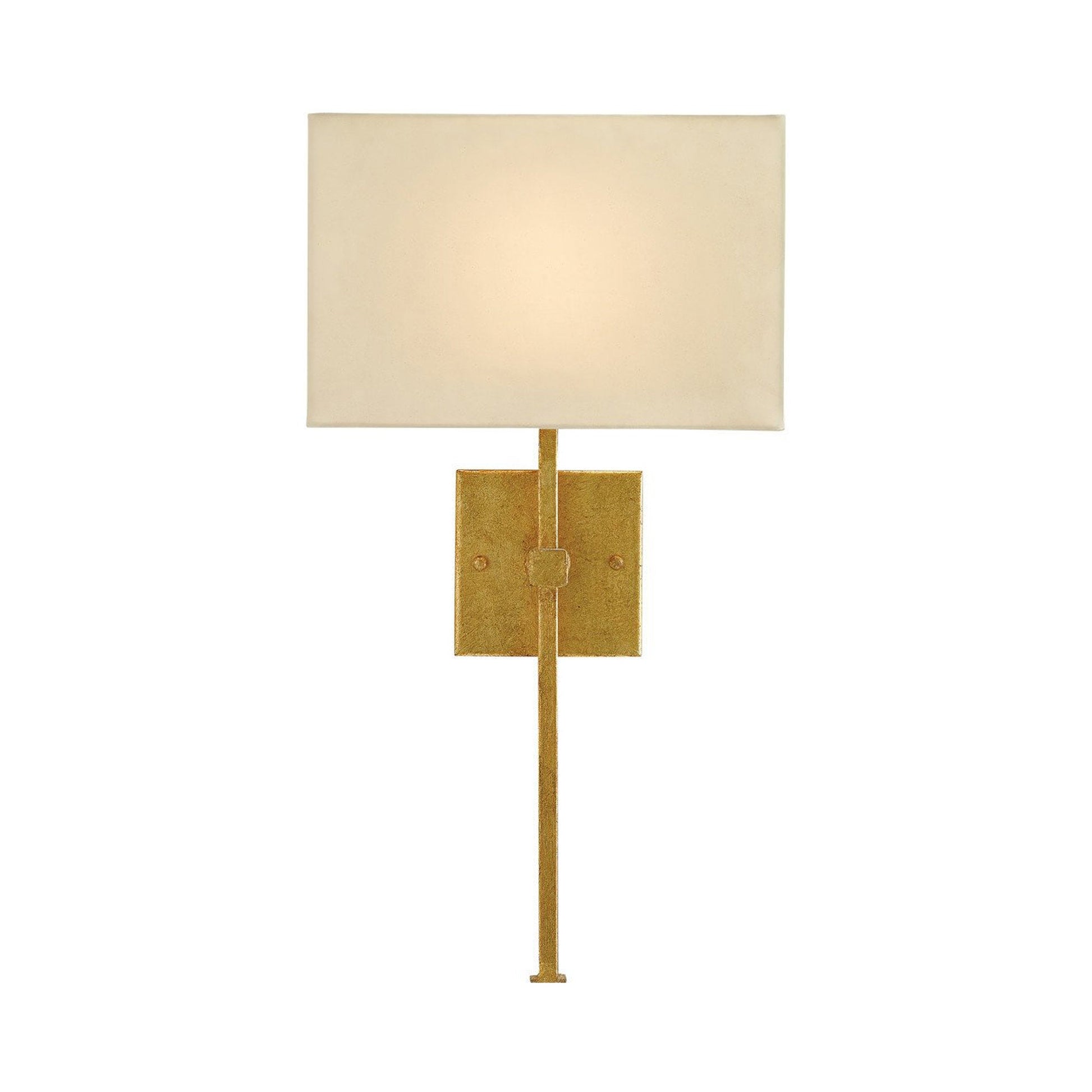Ashdown Wall Light in Antique Gold Leaf.