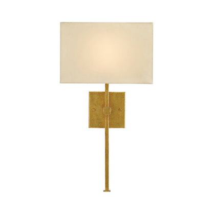 Ashdown Wall Light in Antique Gold Leaf.