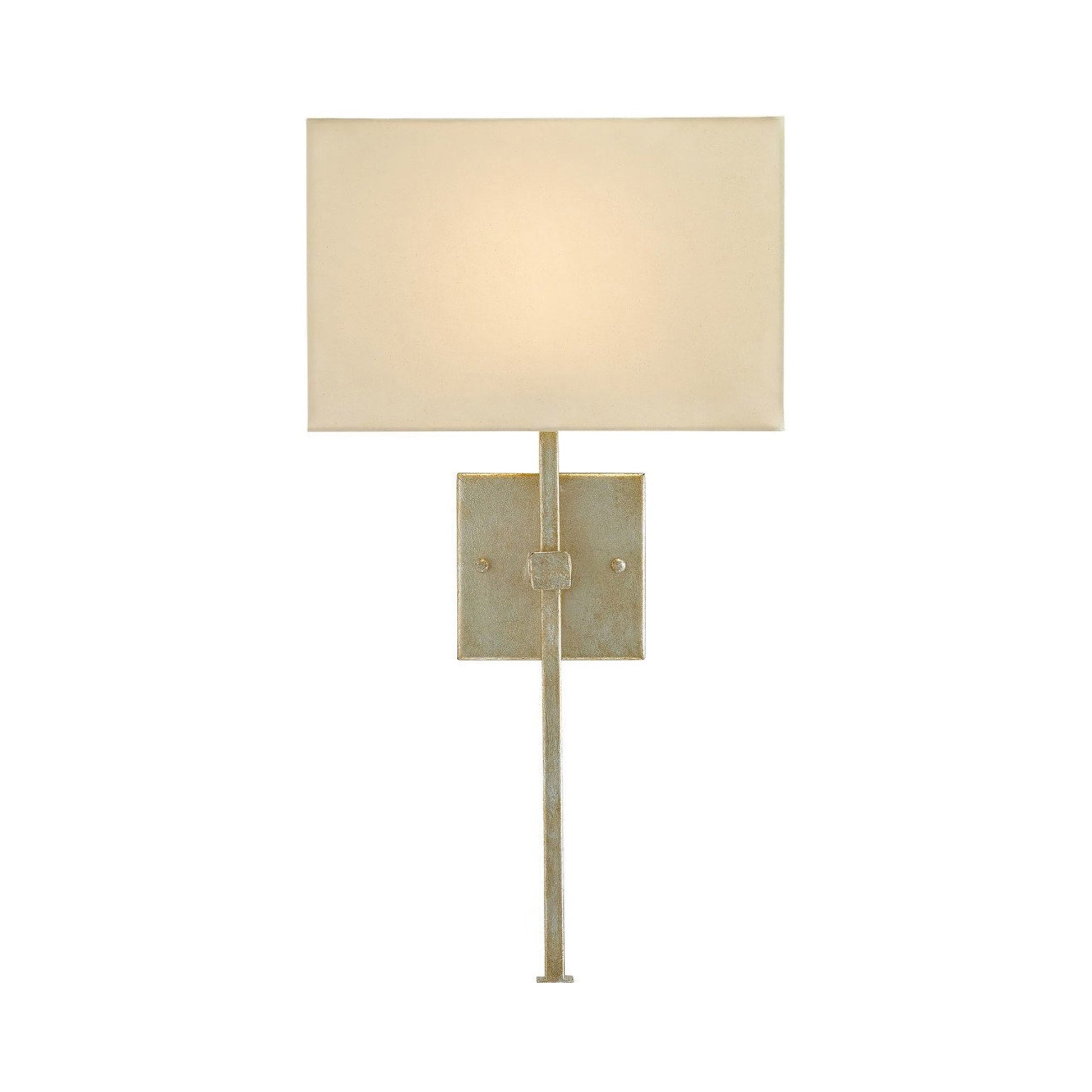 Ashdown Wall Light in Silver Leaf.