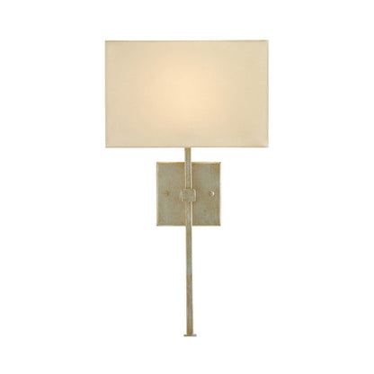 Ashdown Wall Light in Silver Leaf.