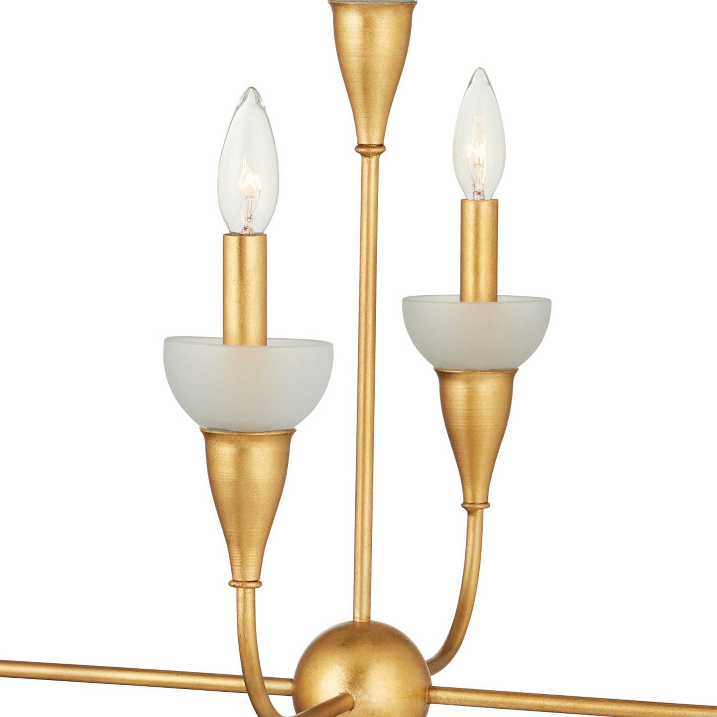 Aurelia Rectangular Chandelier in Detail.