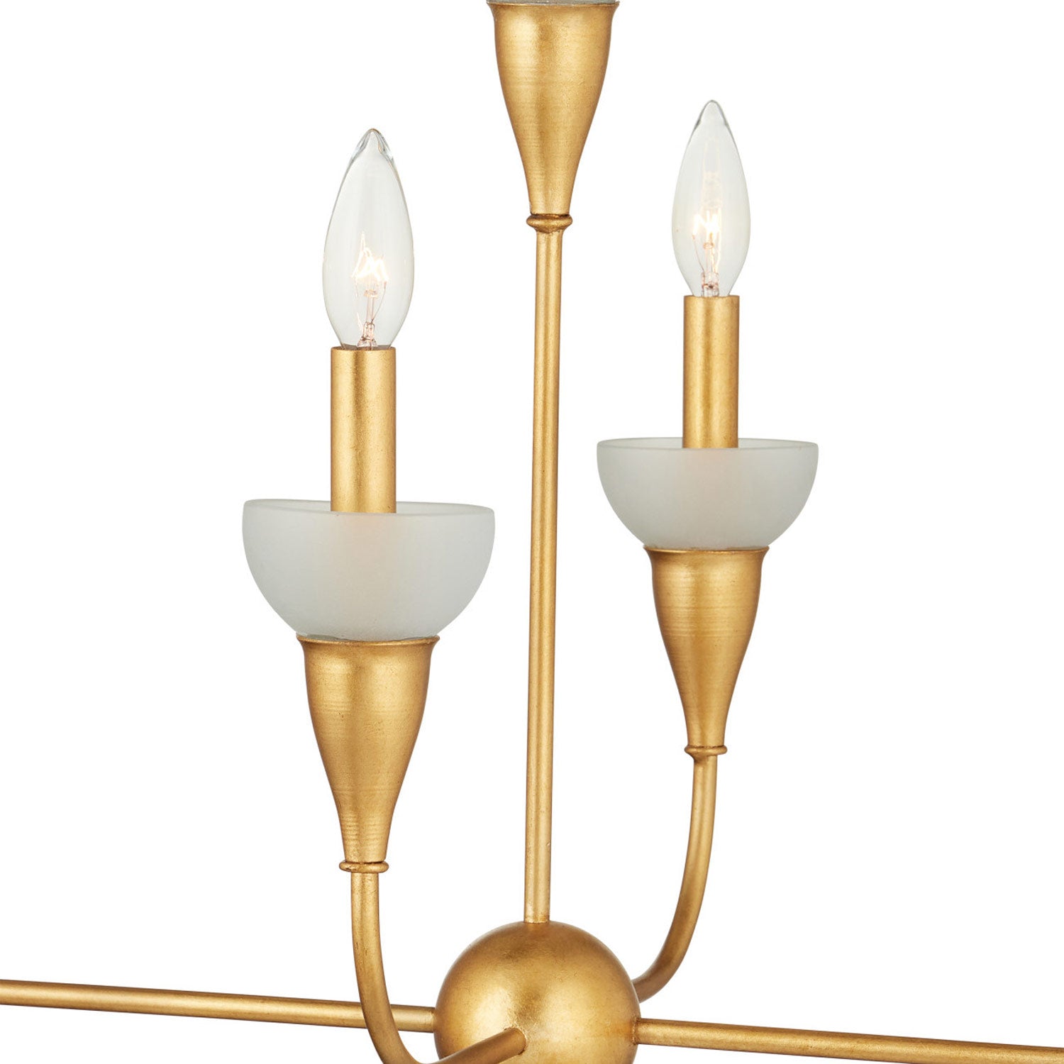 Aurelia Rectangular Chandelier in Detail.