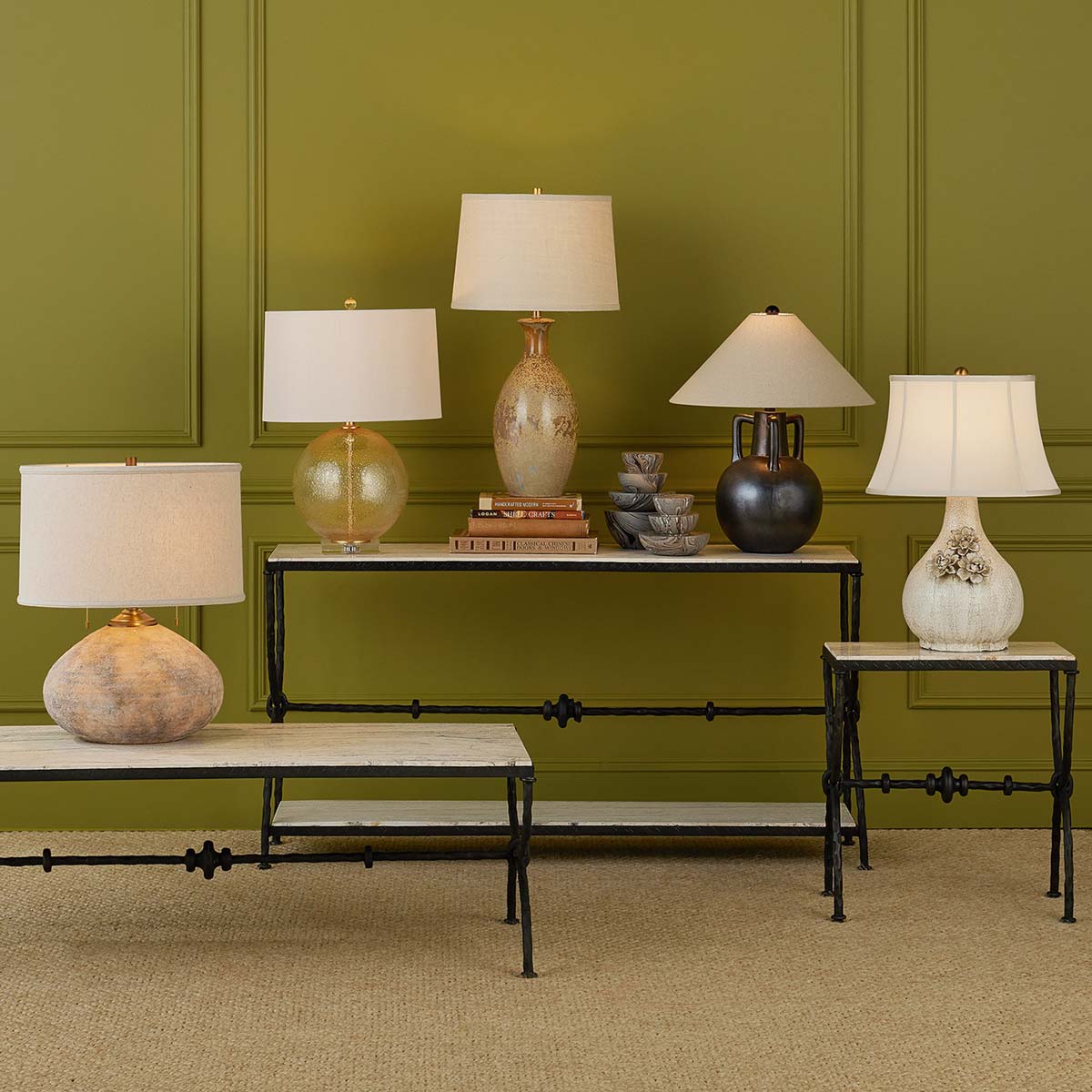 Autry Table Lamp in exhibition.