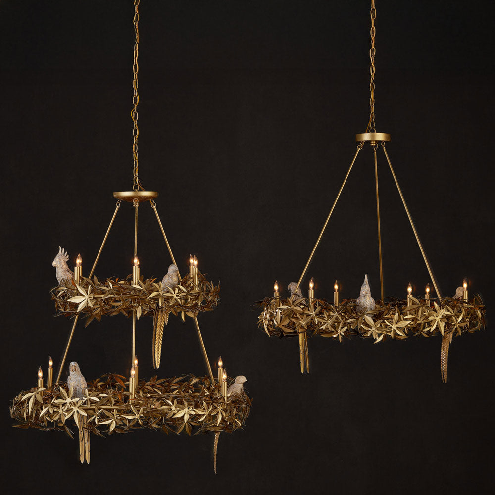 Aviary Chandelier in Detail.