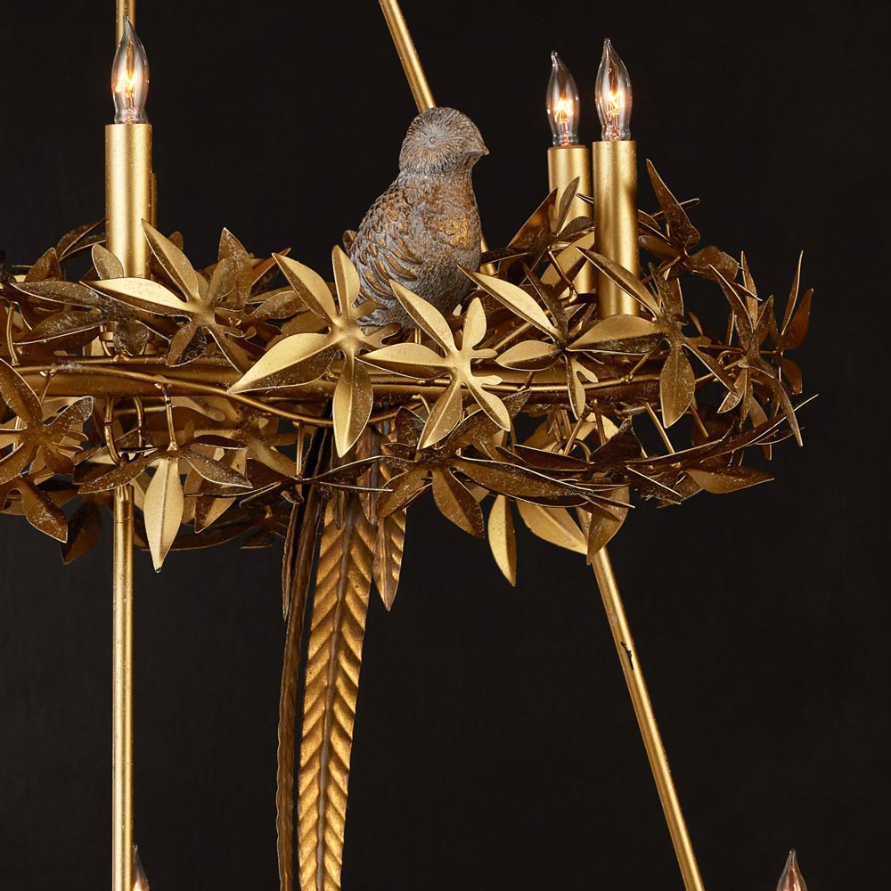 Aviary Chandelier in Detail.