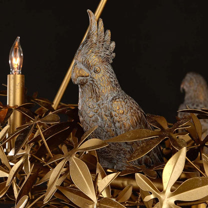 Aviary Ring Chandelier in Detail.