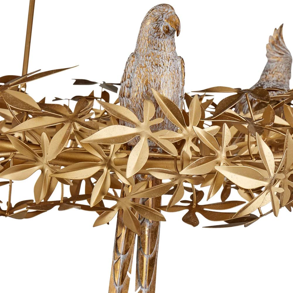 Aviary Ring Chandelier in Detail.