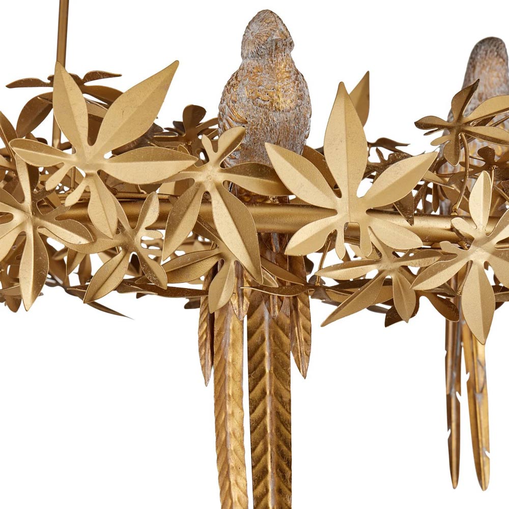 Aviary Ring Chandelier in Detail.