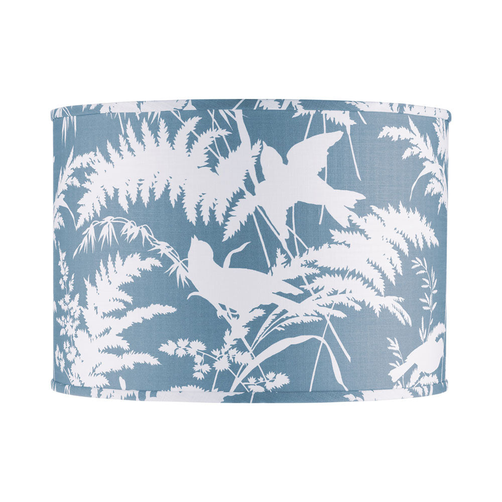 Aviary Shade in Dusty Blue.