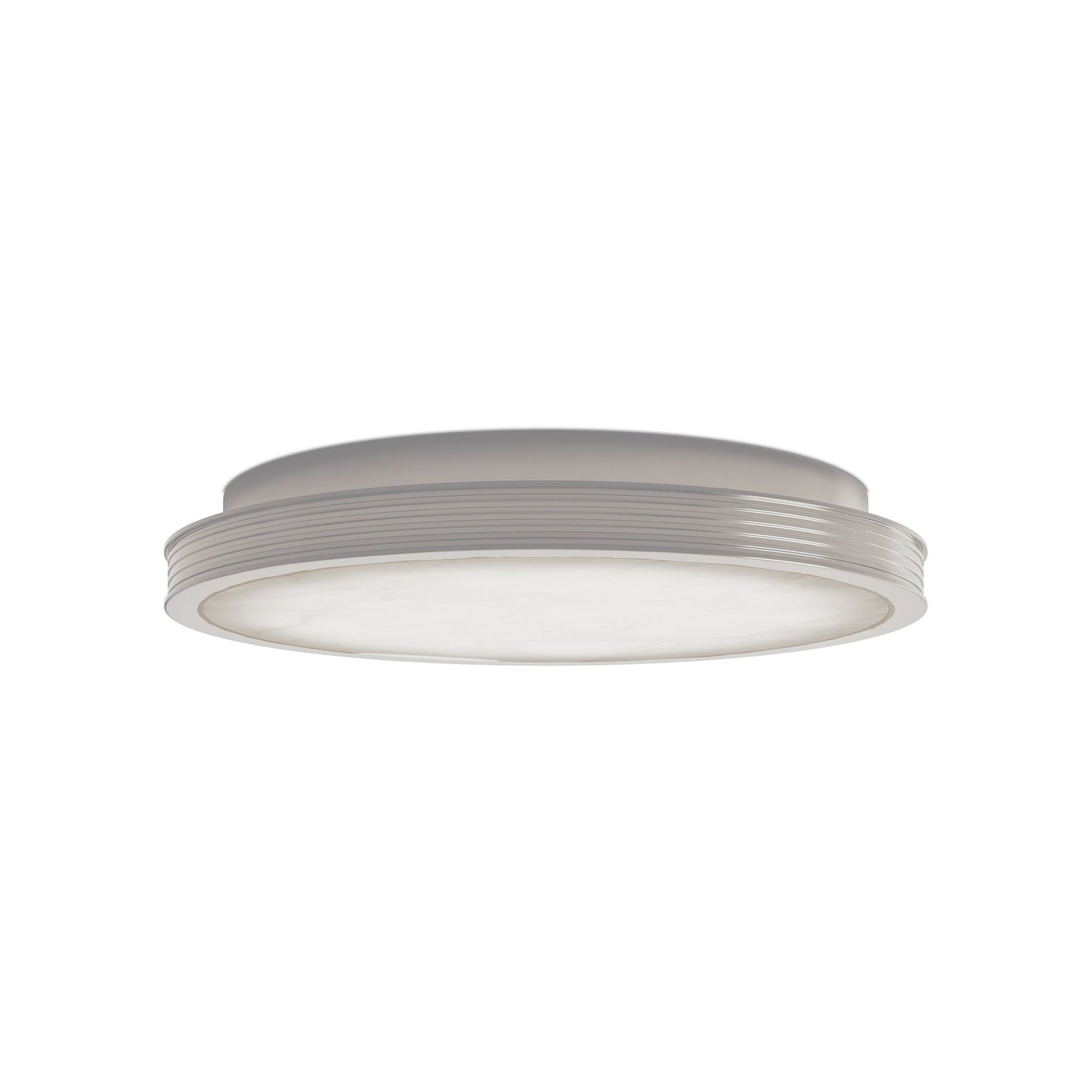 Aydan LED Flush Mount Ceiling Light in Antique Nickel (15.75-Inch).