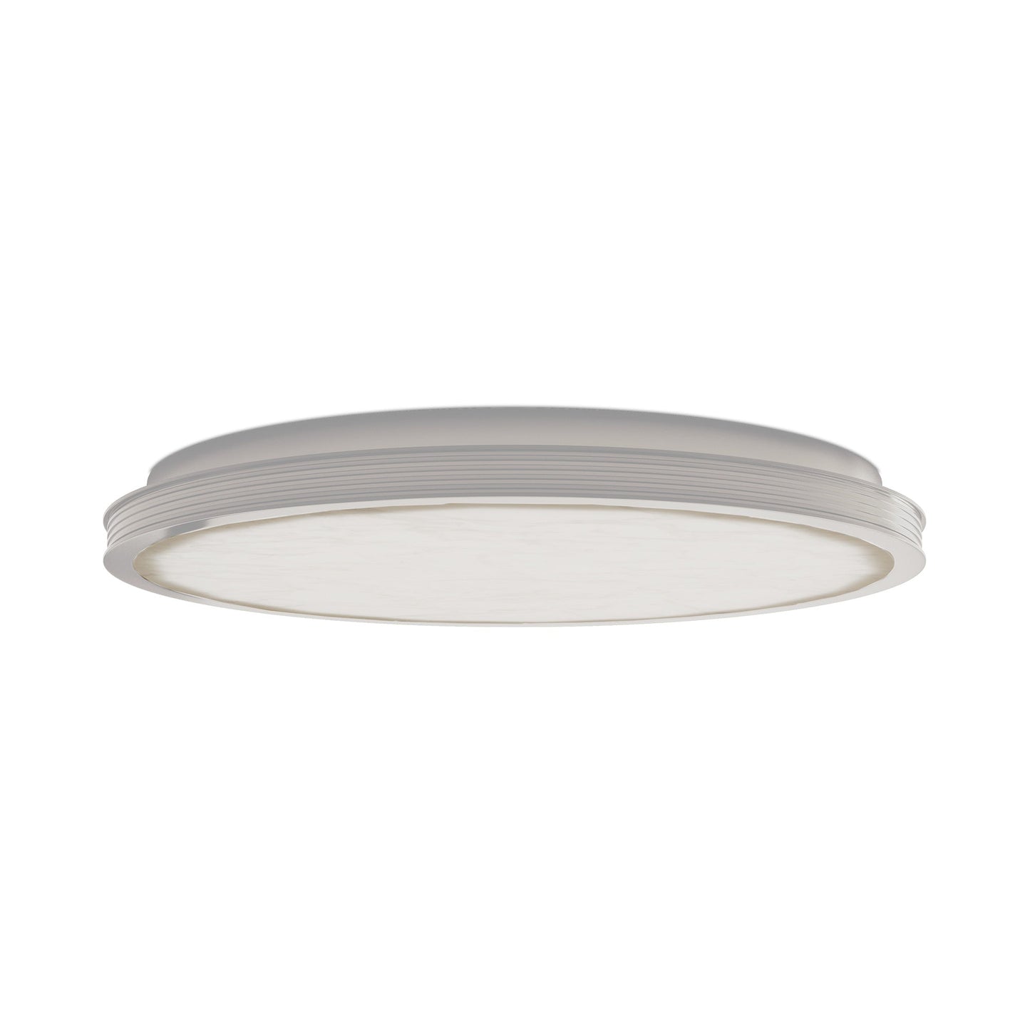 Aydan LED Flush Mount Ceiling Light in Antique Nickel (23.6-Inch).