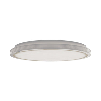 Aydan LED Flush Mount Ceiling Light in Antique Nickel (23.6-Inch).
