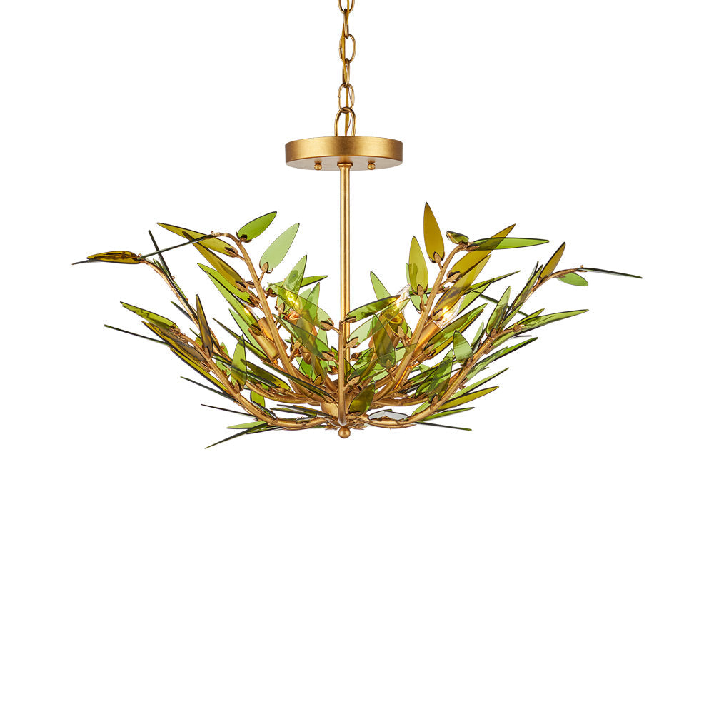Babylon Semi-Flush Convertible Pendant Light.
