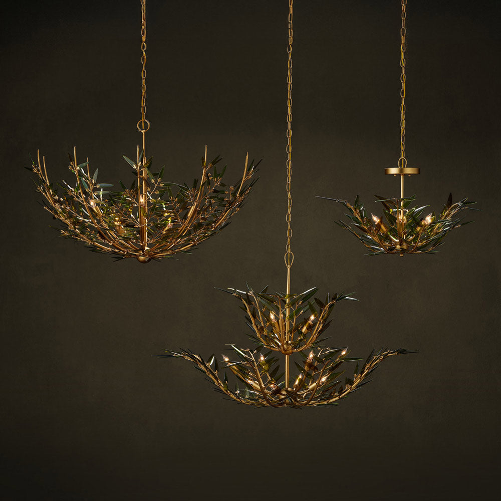 Babylon Semi-Flush Convertible Pendant Light in Detail.