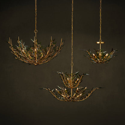 Babylon Semi-Flush Convertible Pendant Light in Detail.