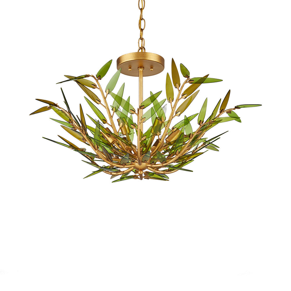 Babylon Semi-Flush Convertible Pendant Light in Detail.