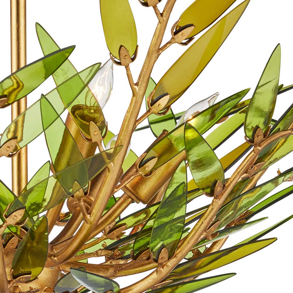 Babylon Semi-Flush Convertible Pendant Light in Detail.