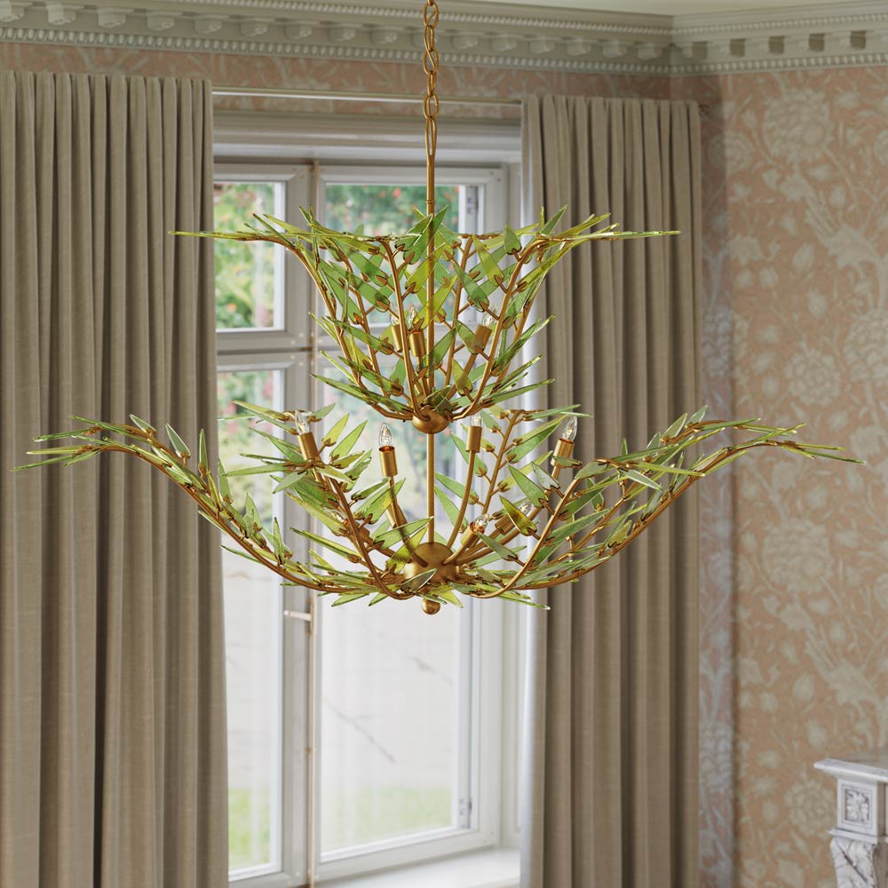 Babylon Two-Tier Chandelier in Detail.