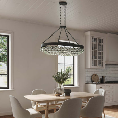 Balthazar Chandelier in dining room.