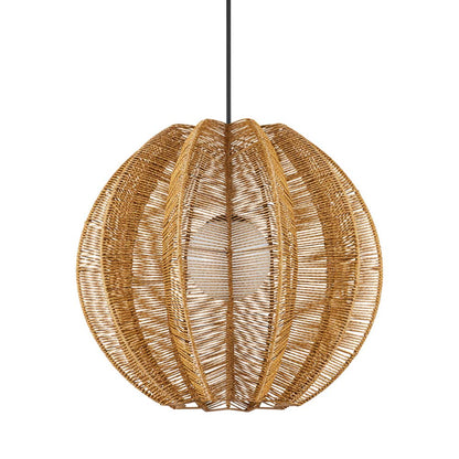 Barbary Fluted Outdoor Pendant Light in Detail.