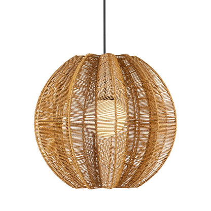 Barbary Fluted Outdoor Pendant Light in Detail.