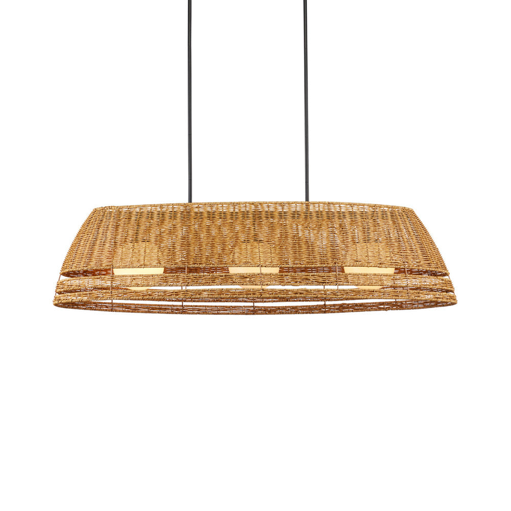 Barbary Oval Outdoor Chandelier.