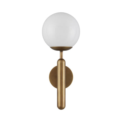 Barbican Wall Light in Antique Brass (1-Light).