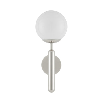 Barbican Wall Light in Polished Nickel (1-Light).