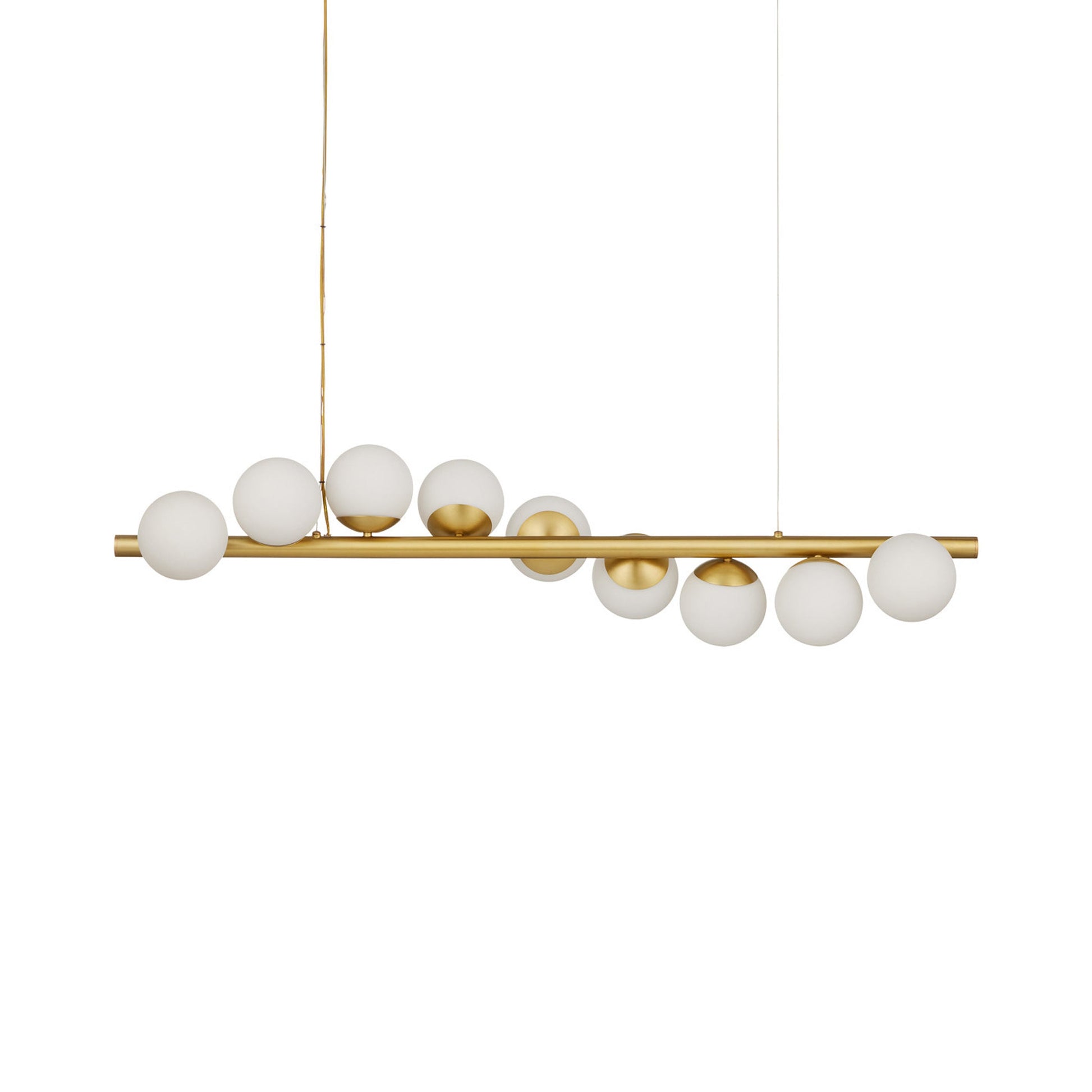 Barcarolle Linear Chandelier in Detail.