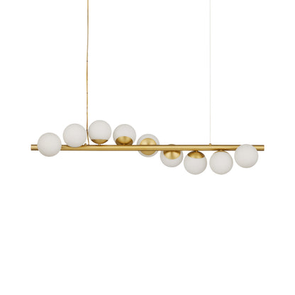 Barcarolle Linear Chandelier in Detail.