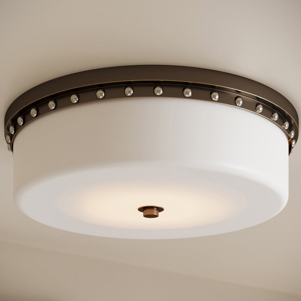 Barnabe LED Flush Mount Ceiling Light in Detail.