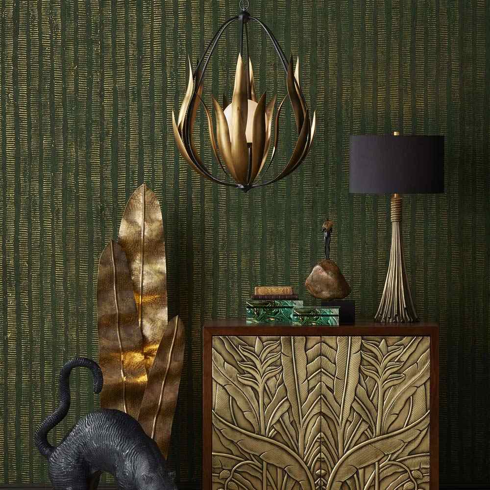 Baroque Table Lamp in exhibition.
