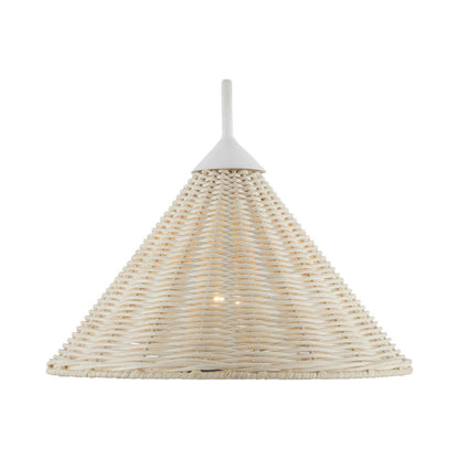 Basket Swing Arm Wall Light in Detail.