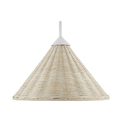 Basket Swing Arm Wall Light in Detail.