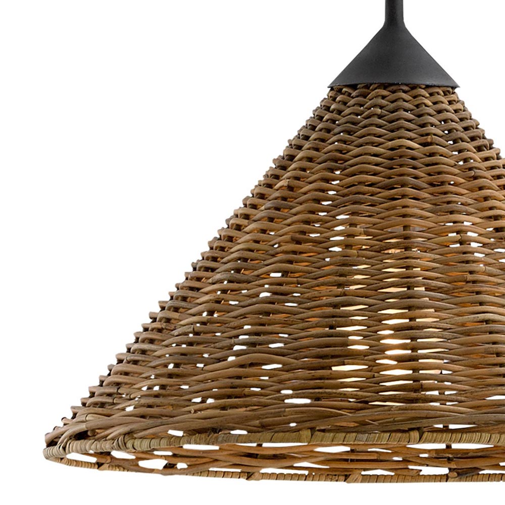 Basket Swing Arm Wall Light in Detail.