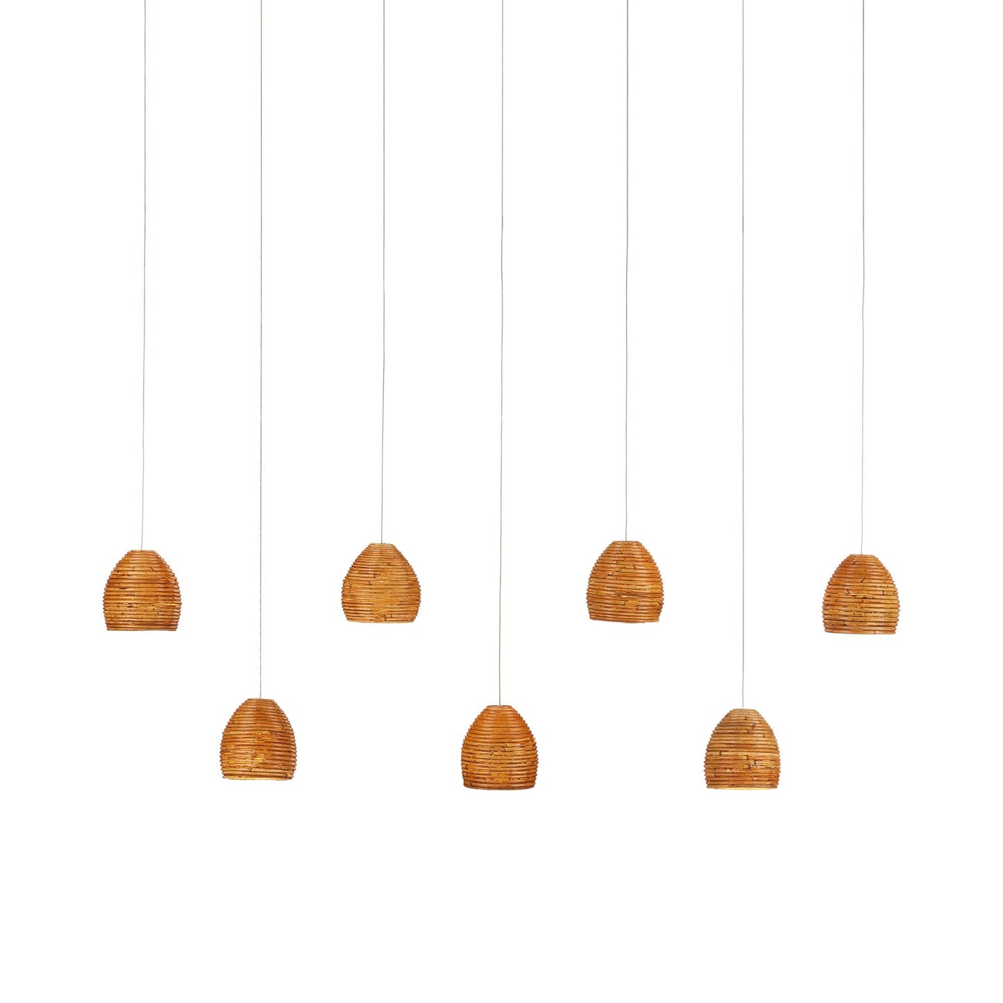 Beehive Linear Multi Pendant Light (7-Light).