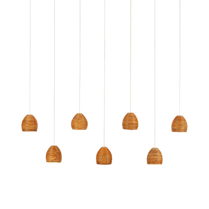 Beehive Linear Multi Pendant Light.