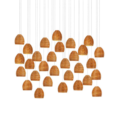 Beehive Linear Multi Pendant Light (30-Light).