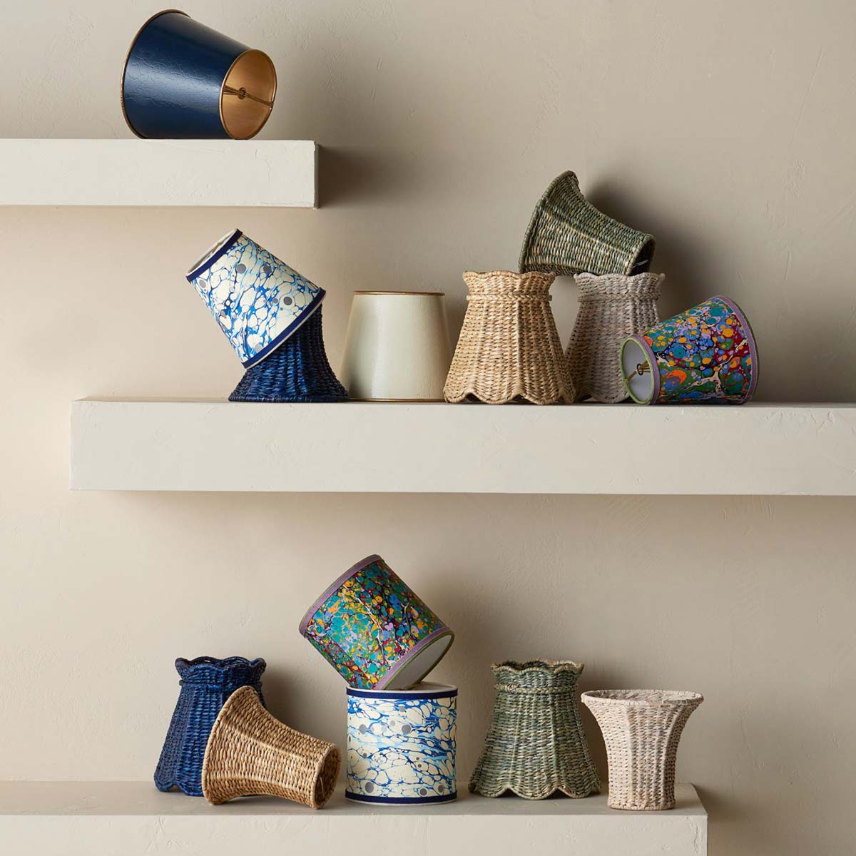 Bell Chandelier Shade in Detail.