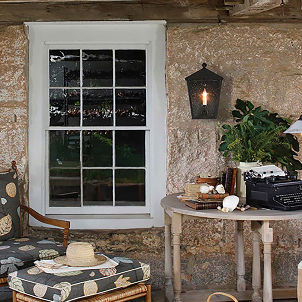 Bening Outdoor Wall Light in Outside Area.