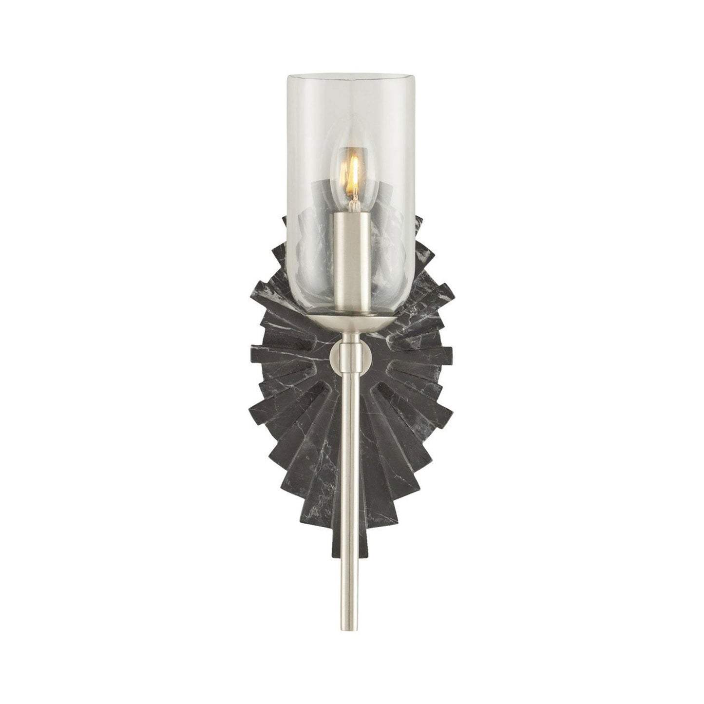 Benthos Wall Light in Black/Nickel.