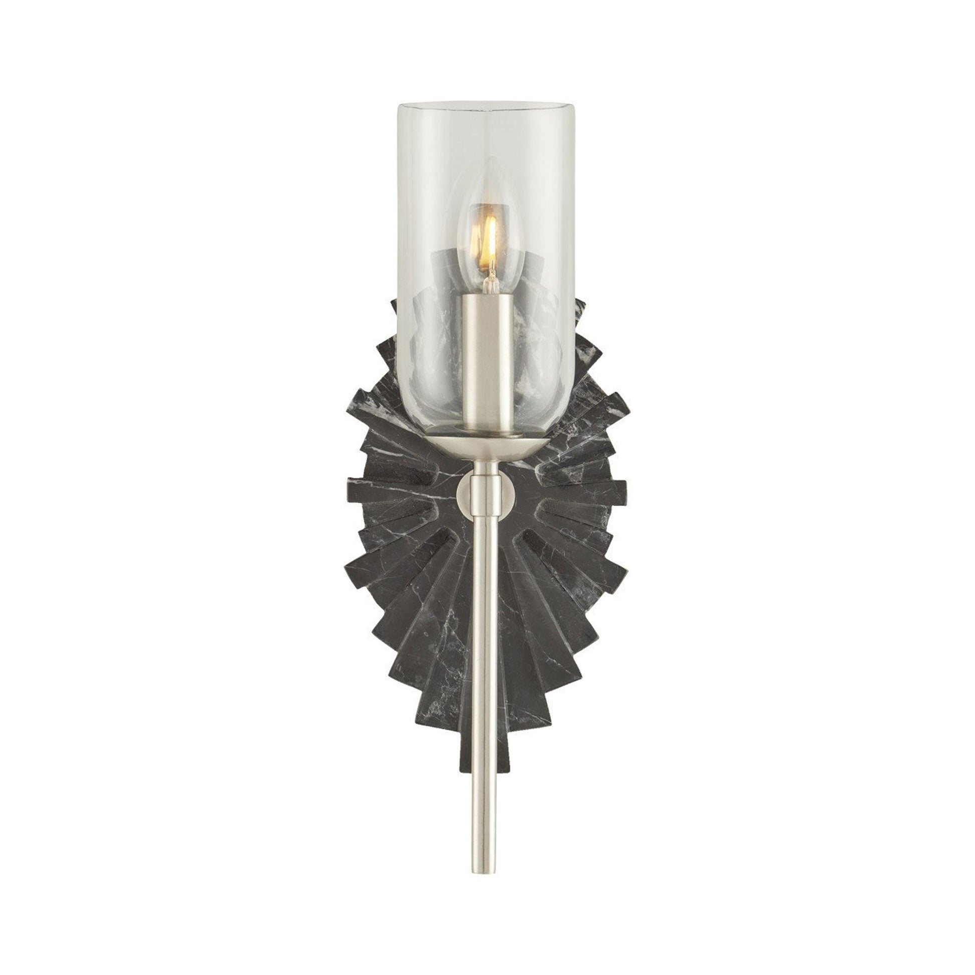Benthos Wall Light in Black/Nickel.