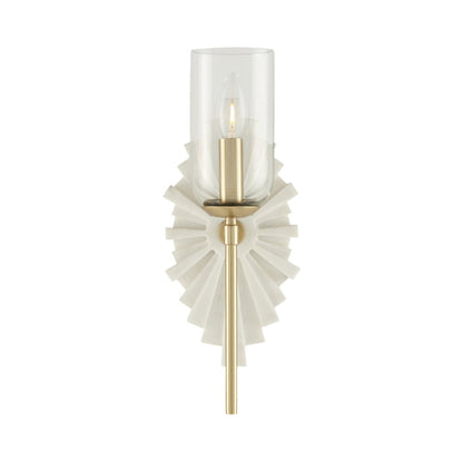 Benthos Wall Light in White/Brass.