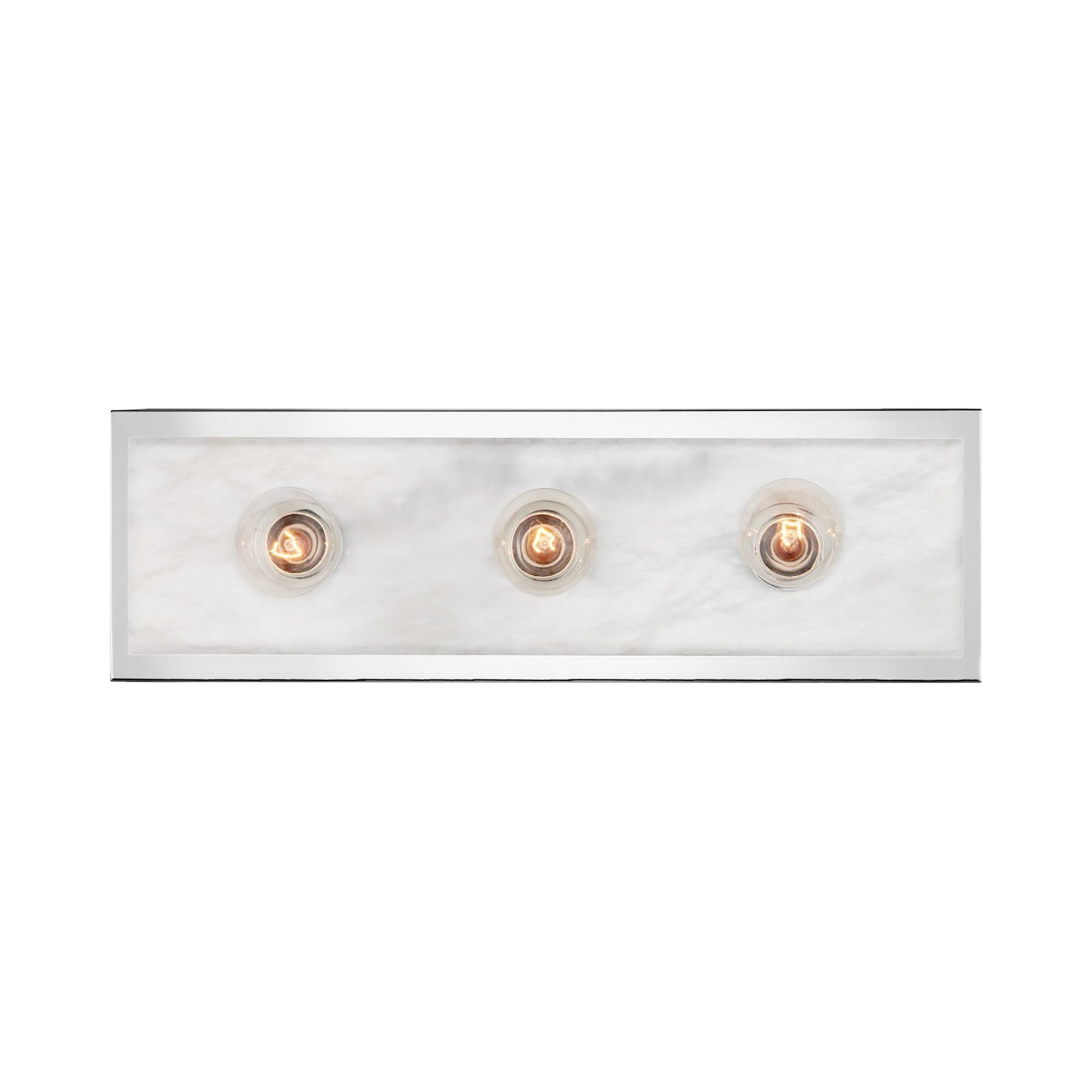Berdine Bath Wall Light in Polished Nickel (3-Light).