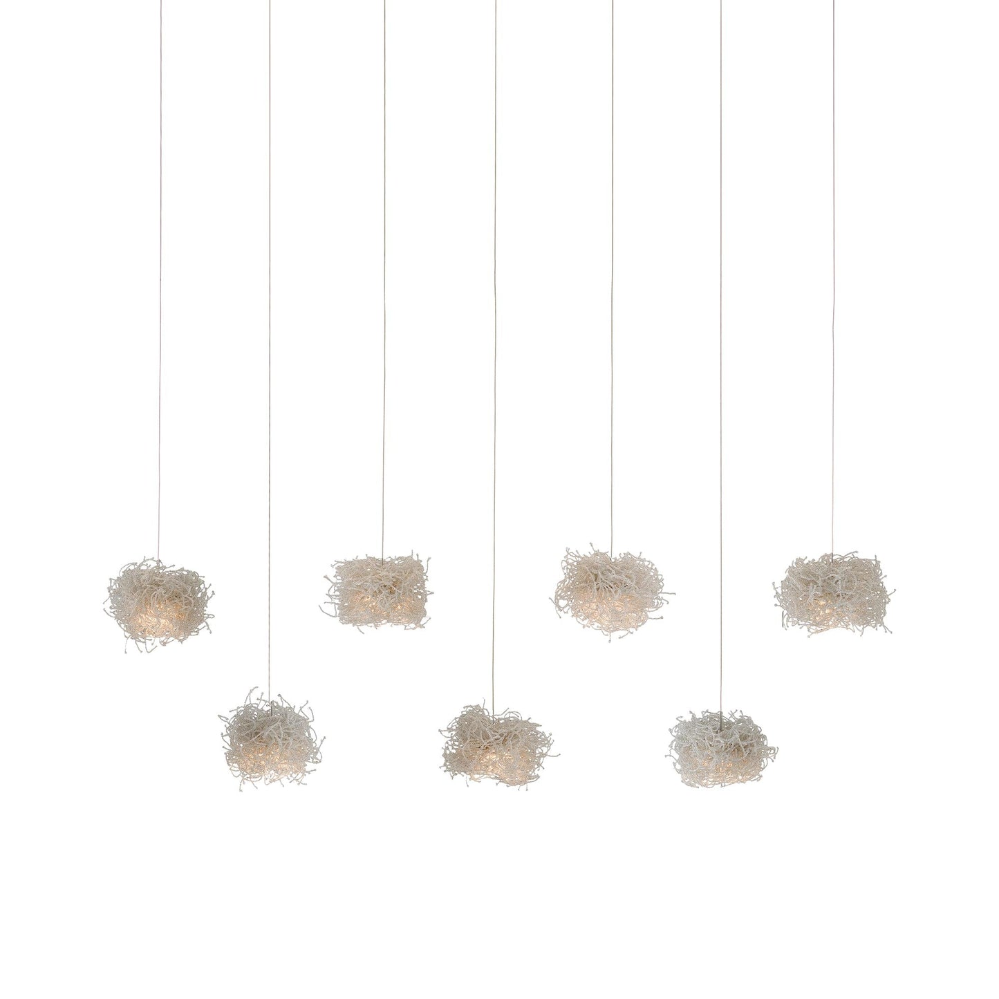 Birds Nest Linear Multi Pendant Light.